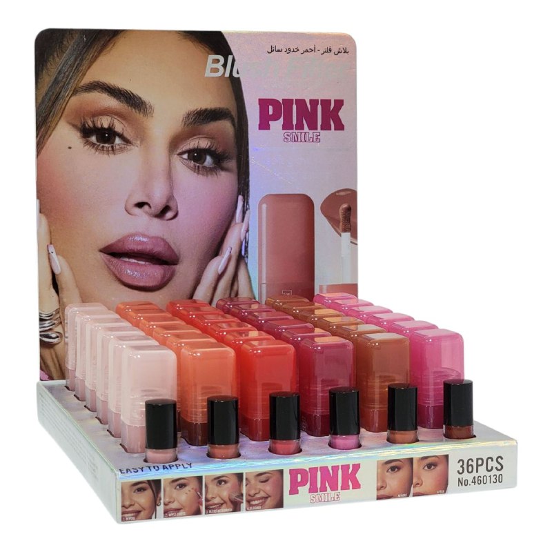 BLUSH LIQUIDO ACABADO LUMINOSO DE LARGA DURACION PINK SMILE 8ML (DUPE DE HUDA BEAUTY)