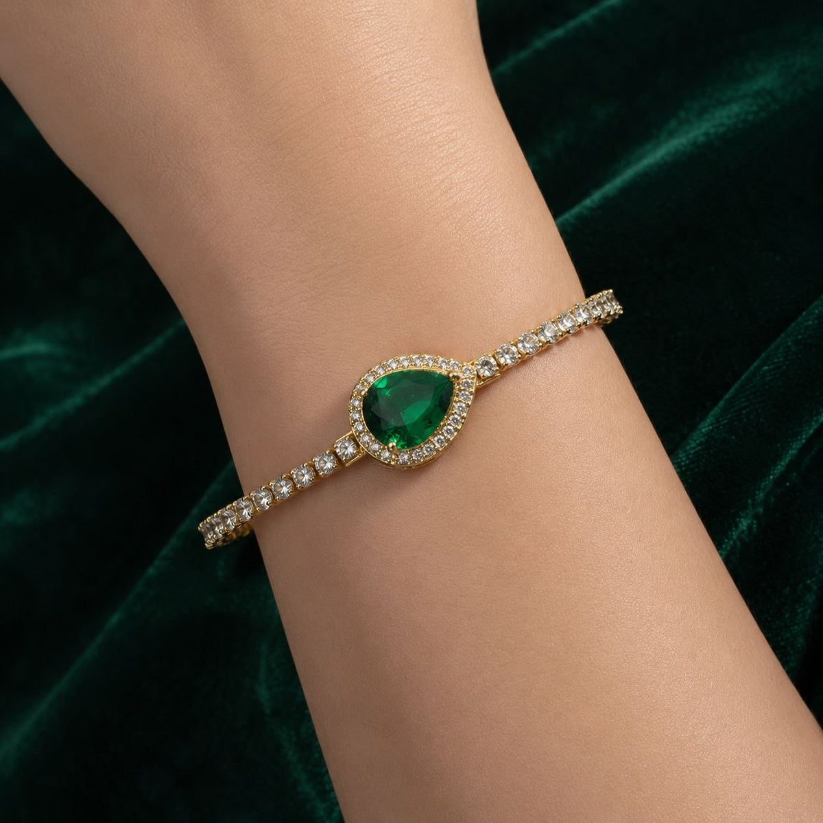 PULSERA DE ENCHAPE PARA DAMA