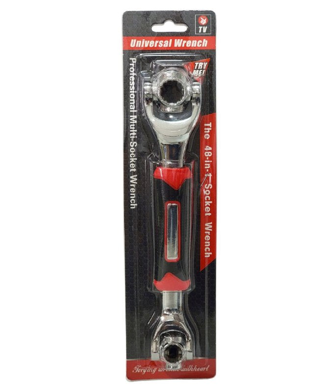 HERRAMIENTAS LLAVE DE TUBO 48 EN 1, MULTIUSOS CON CABEZA MAGNETICA, HERRAMIENTA DE ACERO INOXIDABLE PARA EL HOGAR UNIVERSAL WRENCH