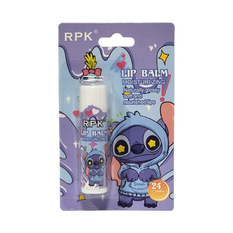 BRILLO LABIAL BALSAMO HIDRATANTE QUE DA SUAVIDAD Y BRILLO DURANTE 24H RPK LIP BALM STITCH