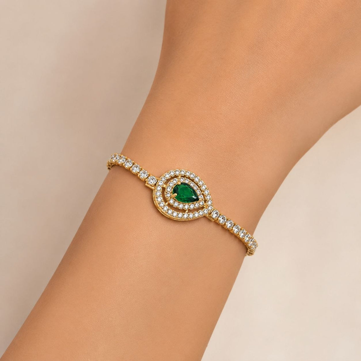 PULSERA DE ENCHAPE PARA DAMA