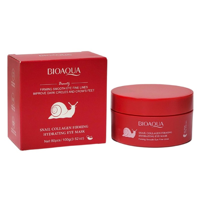 MASCARILLA FACIAL HIDRATANTE Y REAFIRMANTE PARA OJOS CON COLAGENO DE CARACOL BIOAQUA 100G