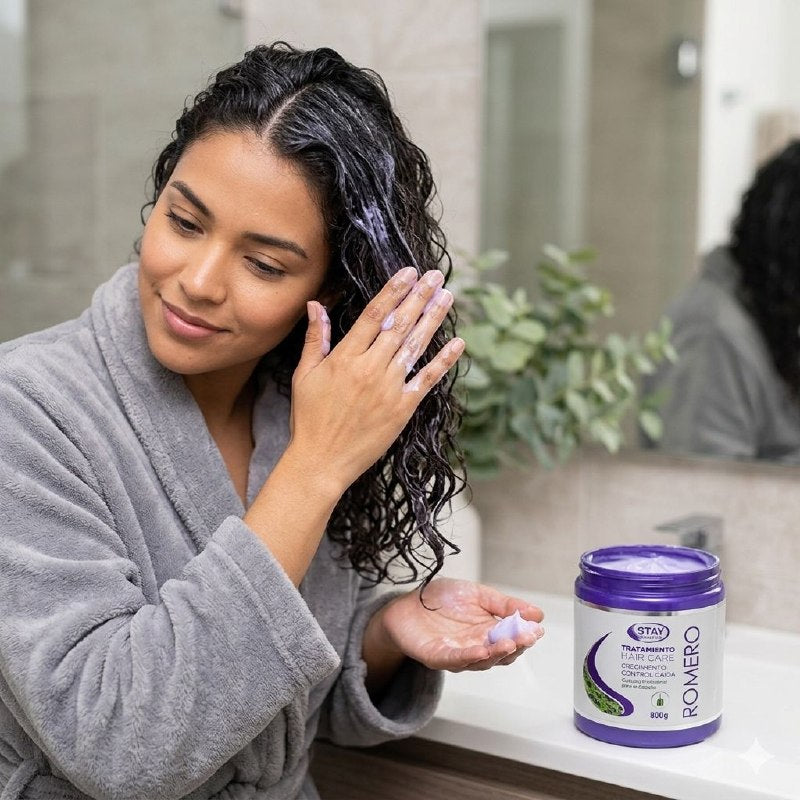 TRATAMIENTO CAPILAR INTENSIVO PARA CONTROL DE CAIDA DE ROMERO STAY BEAUTIFUL 800G