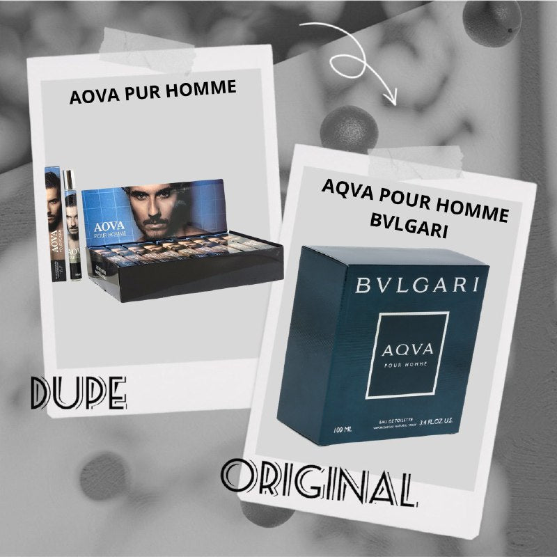 PERFUME EN TUBO PARA HOMBRE AOVA POUR HOMME EDP 35ML (H) (AROMA SIMILAR BVLGARI AQVA POUR HOMME)