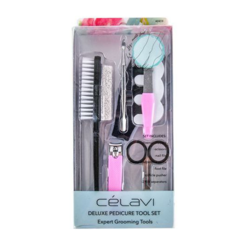 SET MANICURE, Y PEDICURA DELUXE CELAVI 8UND