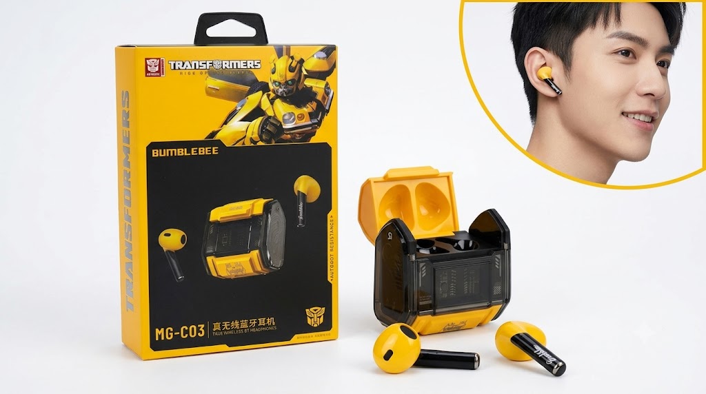 AUDÍFONOS BLUETOOTH TRANSFORMERS BUMBLEBEE MG-C03 V5.4