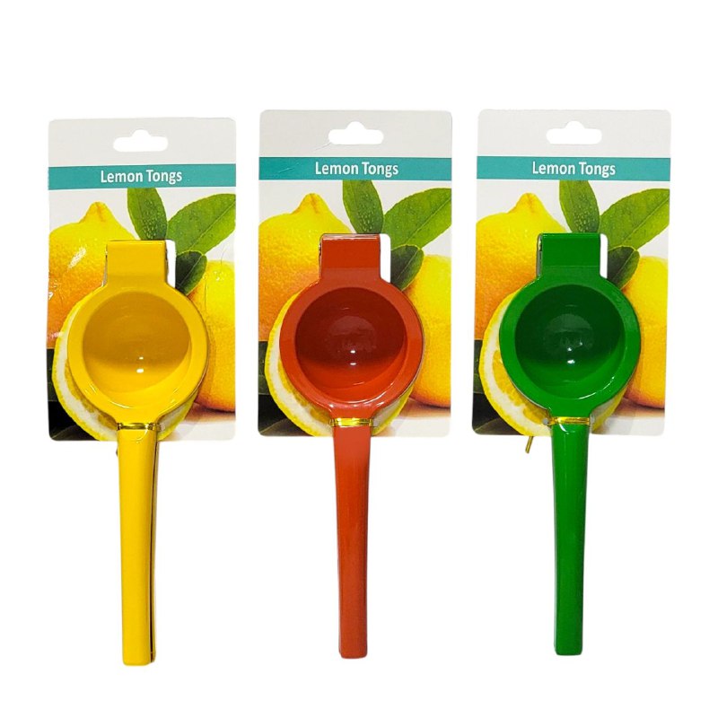 EXPRIMIDOR MANUAL DE ACERO INOXIDABLE PARA CITRICOS, LIMONES, NARANJAS, LIMA LEMON TONGS