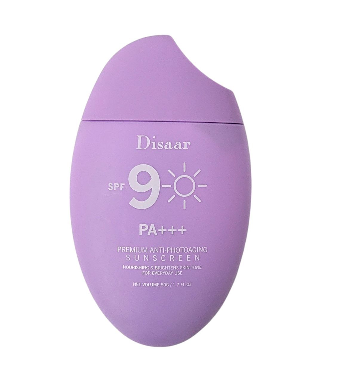 PROTECTOR SOLAR ANTIEDAD DIARIO DE ACABADO NUTRITIVO E ILUMINADOR SPF 90 PA+++ DISAAR 50G