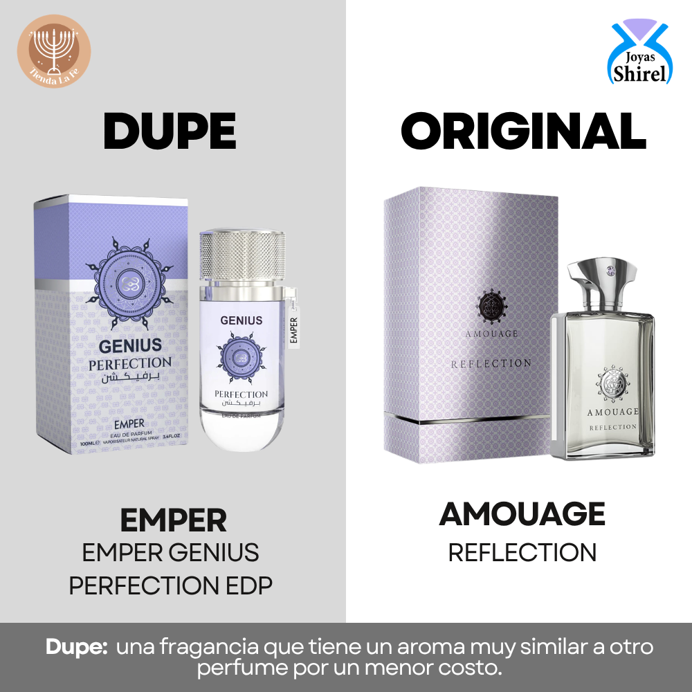 EMPER GENIUS PERFECTION EDP 100ML (U) (DUPE AMOUAGE REFLECTION)