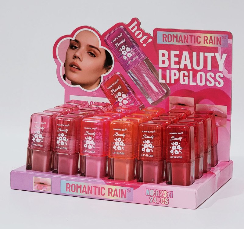 BRILLO LABIAL CON BASE LIGERA NUTRITIVA E IMPERMEABLE ROMANTIC RAIN (DUPE DE HUDA BEAUTY)