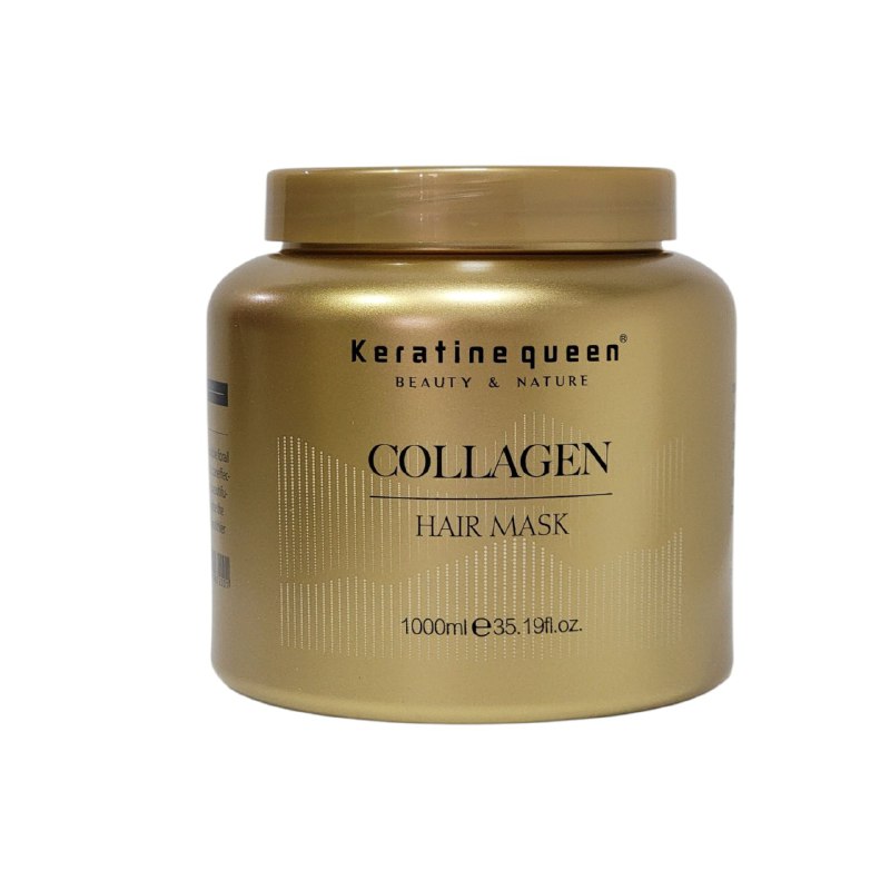 MASCARILLA PARA EL CABELLO CON COLÁGENO Y ACEITE DE MACADAMIA KERATINE QUEEN 1000ML