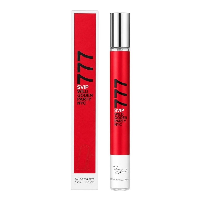 PERFUME DE TUBO 777 SVIP WILD GODEN PARTY NYC 35ML 1 UND (DUPE 212 MEN HEROES CAROLINA HERRERA)