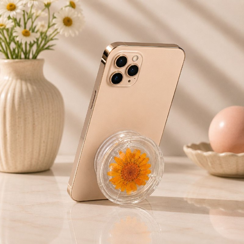 SOPORTE PARA CELULAR DE FLOR 4X4.3CM
