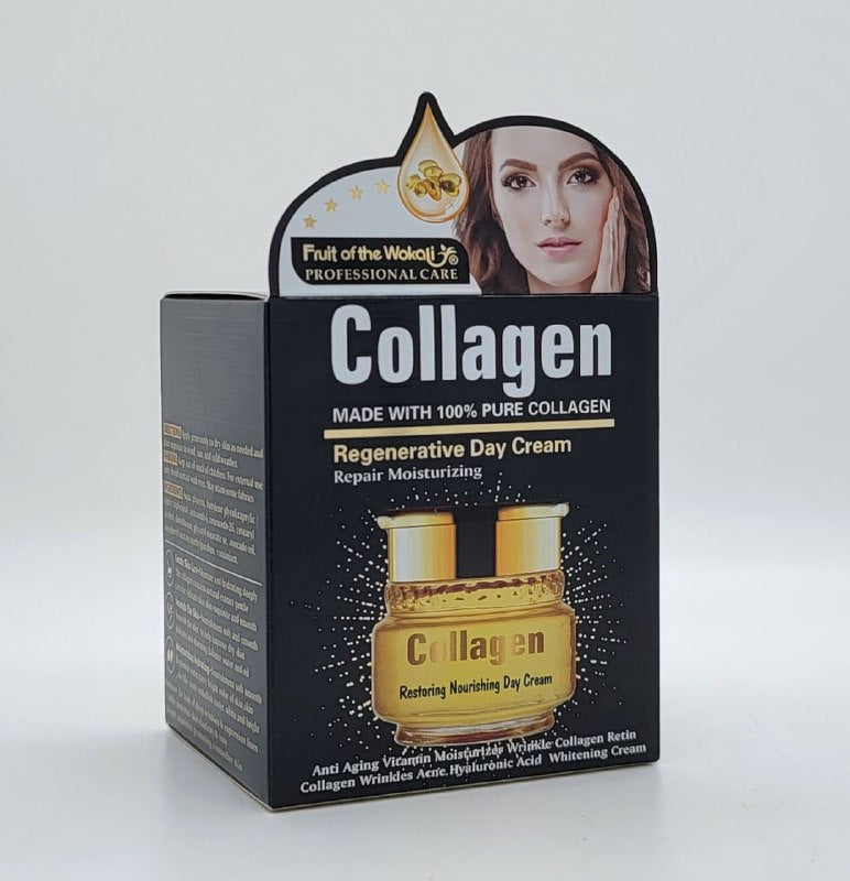 CREMA FACIAL DE DIA REGENERADORA NATURAL CON COLAGENO FRUIT OF THE WOKALI 55G