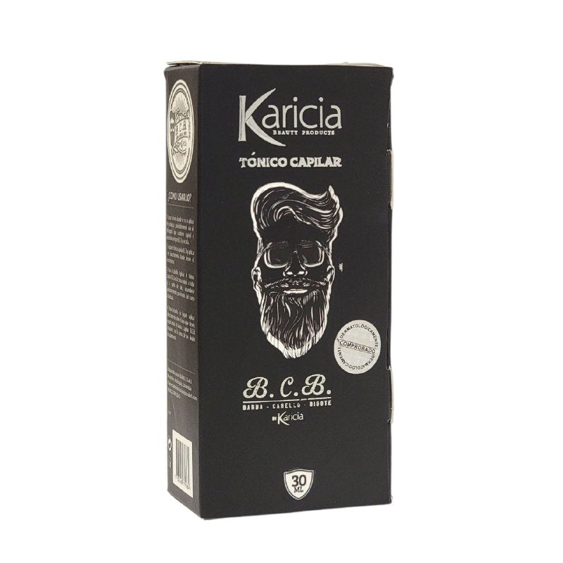 TONICO PARA BARBA CABELLO Y BIGOTE ANTICAIDA CON EXTRACTO DE ARANDANOS NEGROS KARICIA 30ML