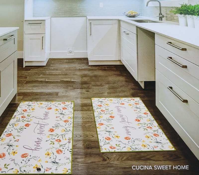 ALFOMBRA DE COCINA ANTIDESLIZANTE, SUAVE Y ELEGANTE EN SET DE 2 PIEZAS BENELI HOME