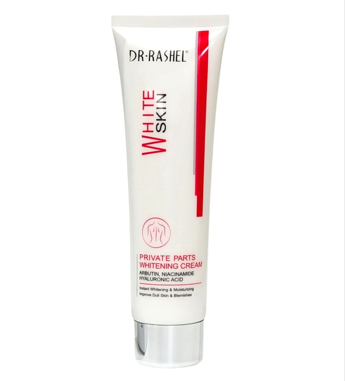 CREMA CORPORAL BLANQUEADORA PARA ZONA INTIMA CON ARBUTINA NIACINAMIDA Y ACIDO HIALURONICO DR RASHEL 100G