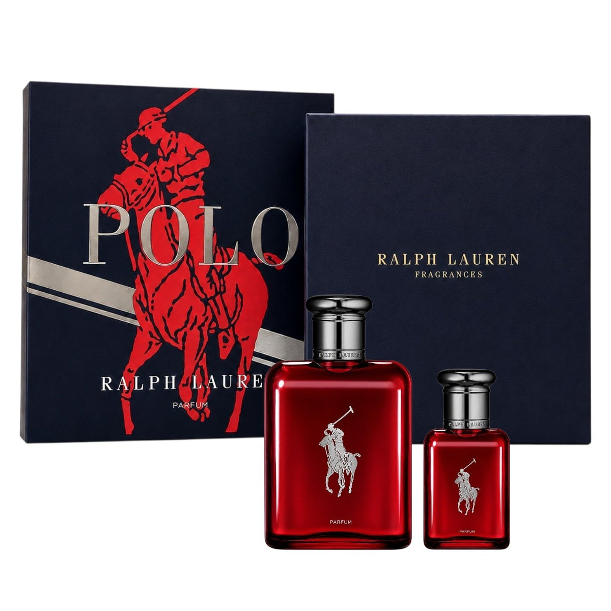 SET RALPH LAUREN POLO RED PARFUM 125ML PARFUM 40ML (H)