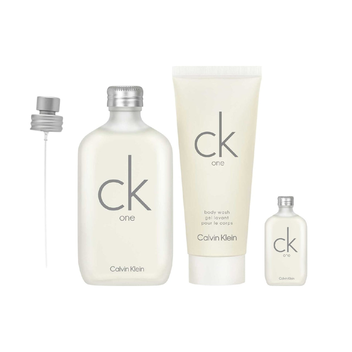 SET CALVIN KLEIN CK ONE EDT 100ML EDT 15ML GEL DE DUCHA 100ML (U)