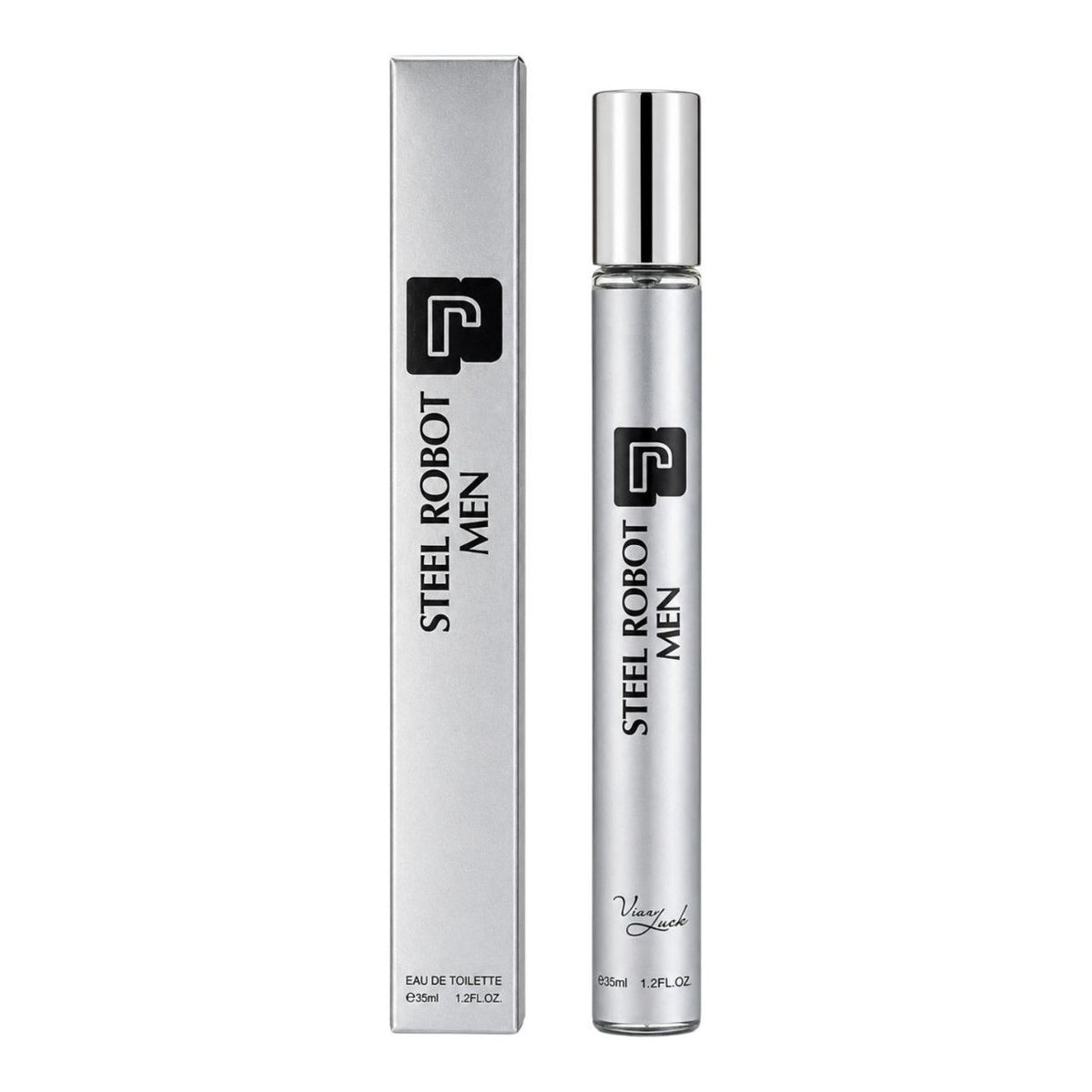 PERFUME DE TUBO STEEL ROBOT MEN VIVA LUCK 35ML 1 UND (DUPE PHANTOM PACO RABANNE)