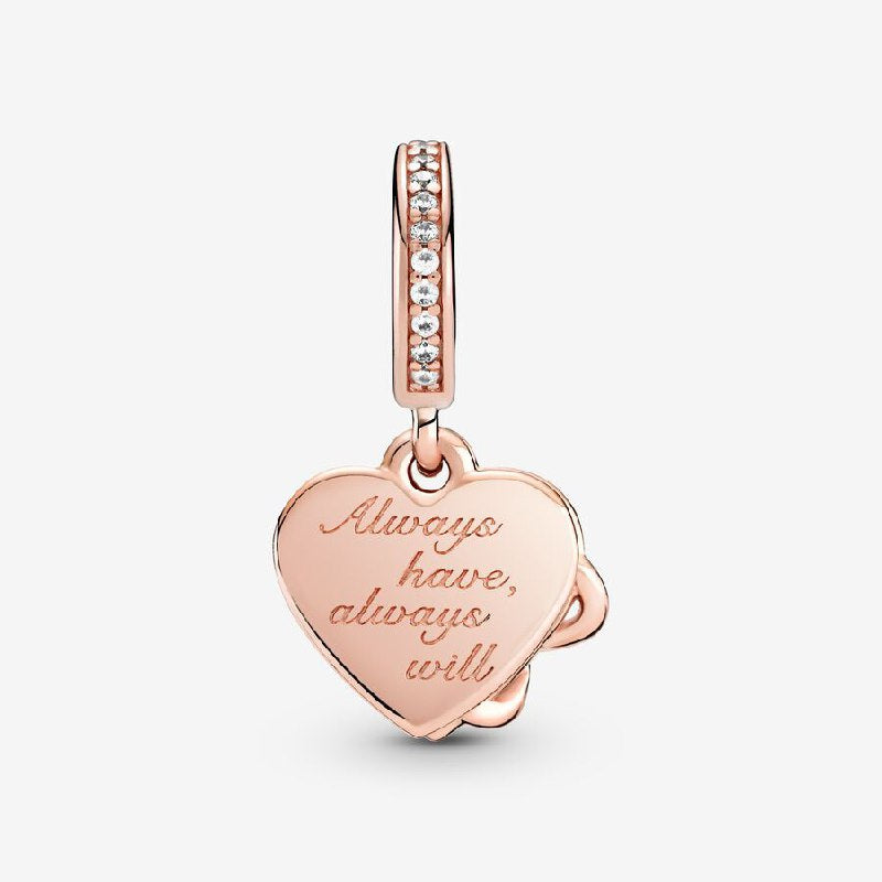 PCHARM3099 CORAZON PANDORA PLATA 9.25 AMOR SAN VALENTIN