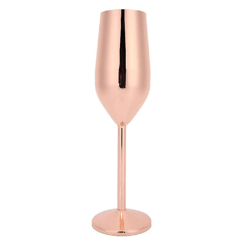 COPA DE VINO O CHAMPAN METALICA DE ACERO INOXIDABLE