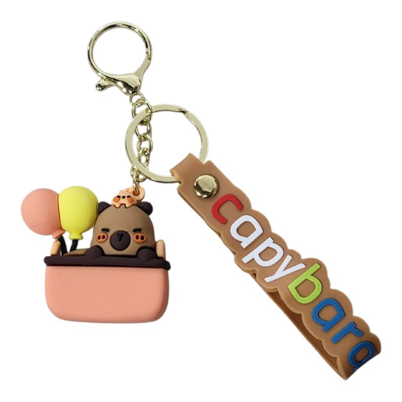 LLAVEROS DE CAPIBARA,CAPYBARA, 5 ESTILOS DISPONIBLES