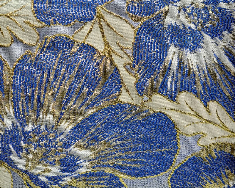 CORTINAS PARA HOGAR ELEGANTES Y DE LUJO CON DISEÑO FLORAL DORADOS 137CMX213CM BENELI HOME