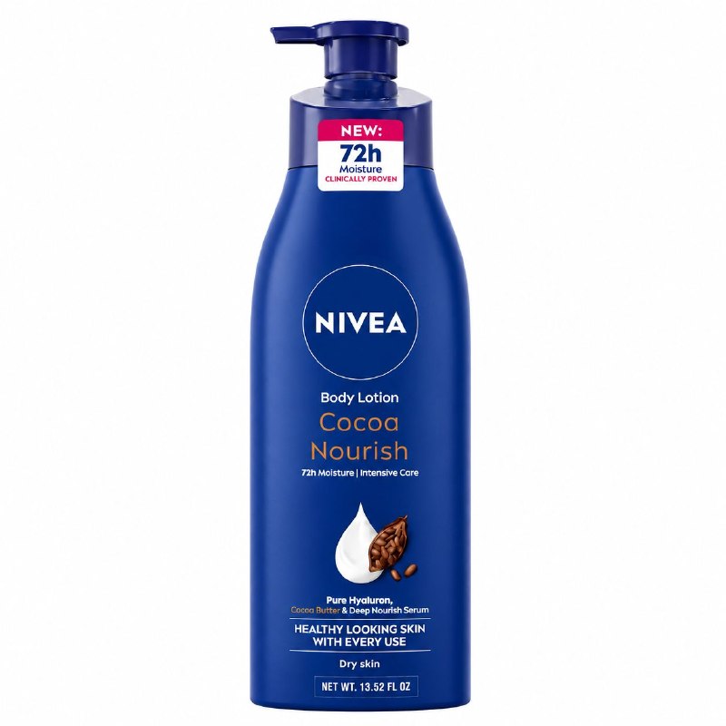 CREMA CORPORAL DE HIDRATACION PROFUNDA CON MANTECA DE CACAO Y ACIDO HIALURONICO NIVEA 400ML