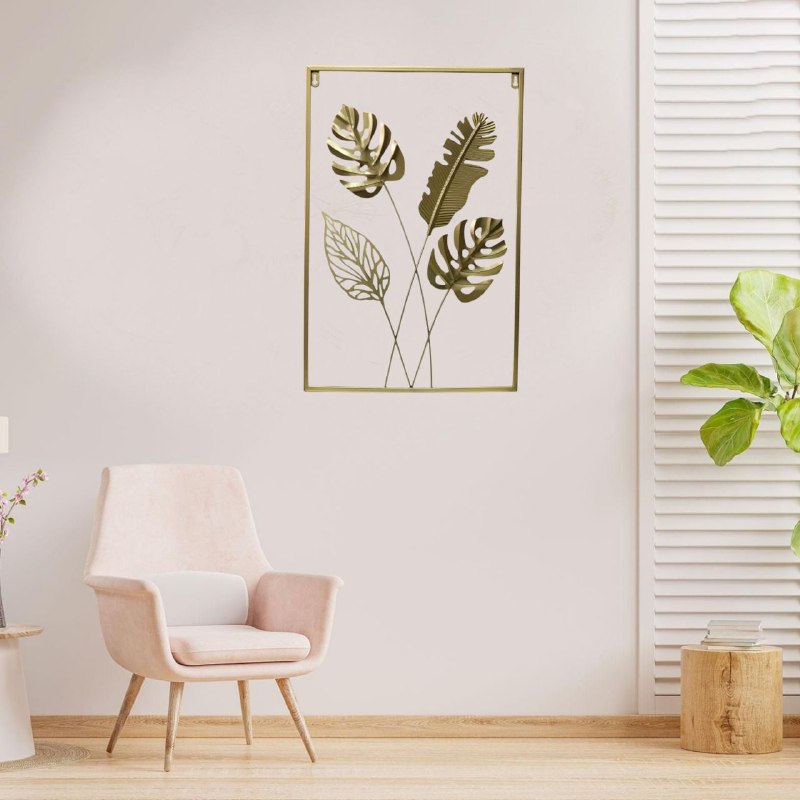 DECORACION CUADRO DECORATIVO DE METAL PARA PARED 40X60CM