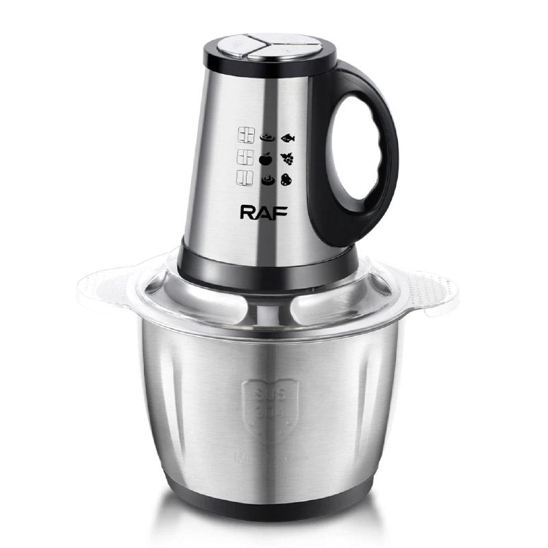 MAQUINA PROCESADOR DE ALIMENTOS, 110V, POTENCIA 300W, CAPACIDAD 3L, PIEZAS DESMONTABLES PARA FACIL LIMPIEZA RAF