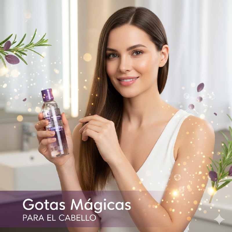 ACEITE PARA EL CABELLO GOTAS MAGICAS DE ROMERO ANTIFRIZZ PROTECTOR TERMICO Y BRILLO INTENSO STAY BEAUTIFUL 180ML