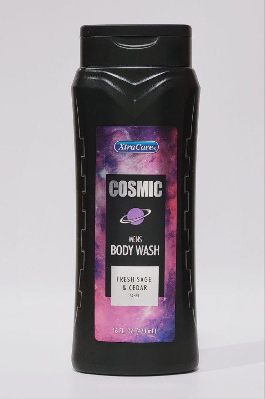 GEL DE DUCHA PARA HOMBRES CON AROMA A SALVIA FRESCA Y CEDRO XTRACARE COSMIC 473ML