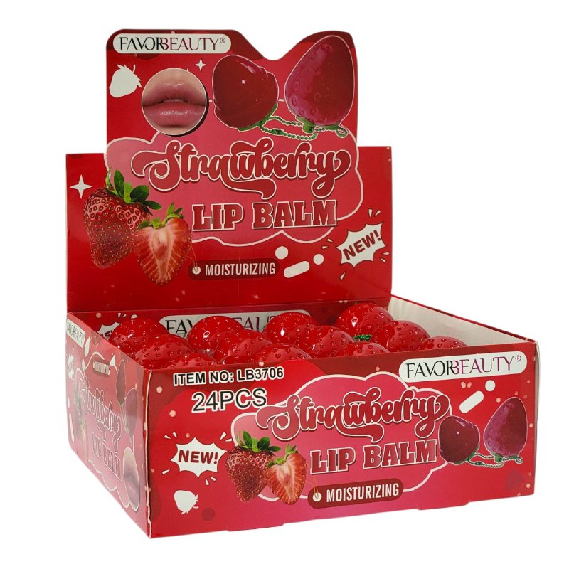 BRILLO LABIAL BALSAMO DE FRESA FAVORBEAUTY STRAWBERRY 9G