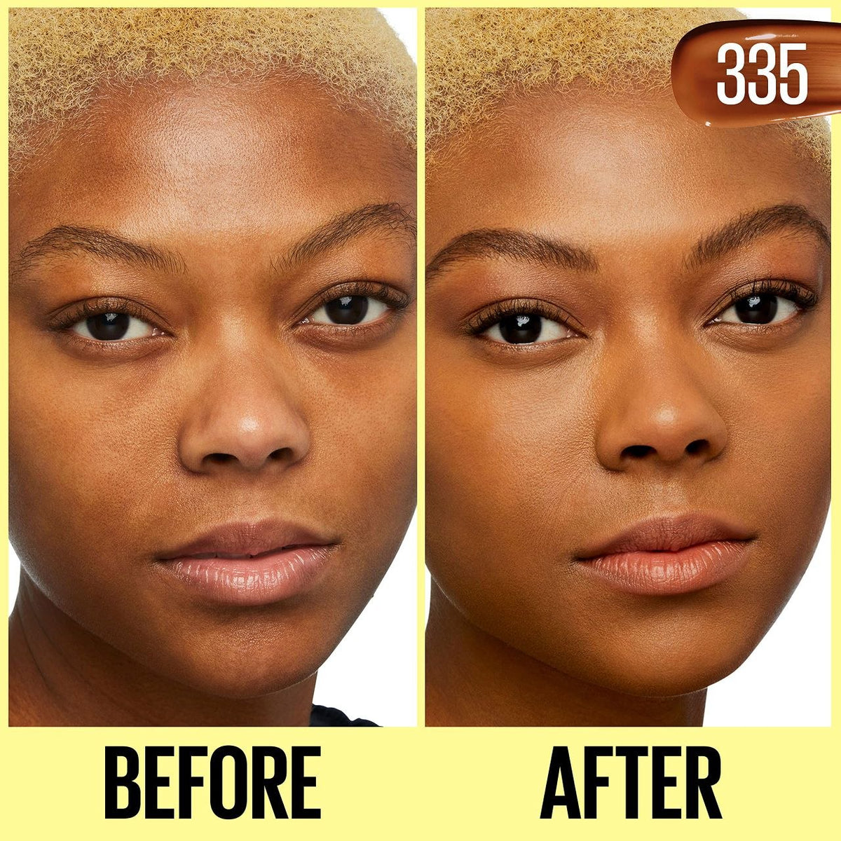 BASE DE MAQUILLAJE EN CREMA HIDRATANTE CON COLOR TONO 335 MAYBELLINE 30ML
