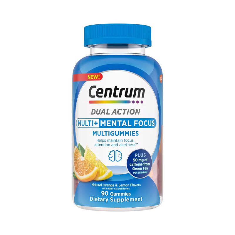 VITAMINAS EN GOMITAS DE ACCION DOBLE PARA LA MENTE CENTRUM 90UND