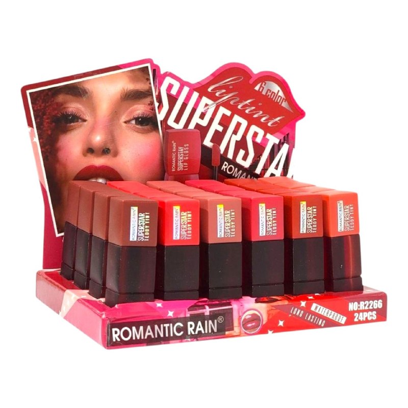 TINTA DE LABIOS LIQUIDA DE ALTA FIJACION NATURAL DURADERA ROMANTIC RAIN (DUPE DE MAYBELLINE)