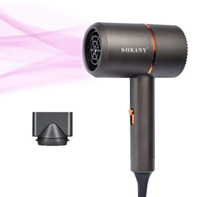 SECADORA DE CABELLO PROFESIONAL ELECTRICA PORTATIL 1200W MODELO SK-2202 SOKANY