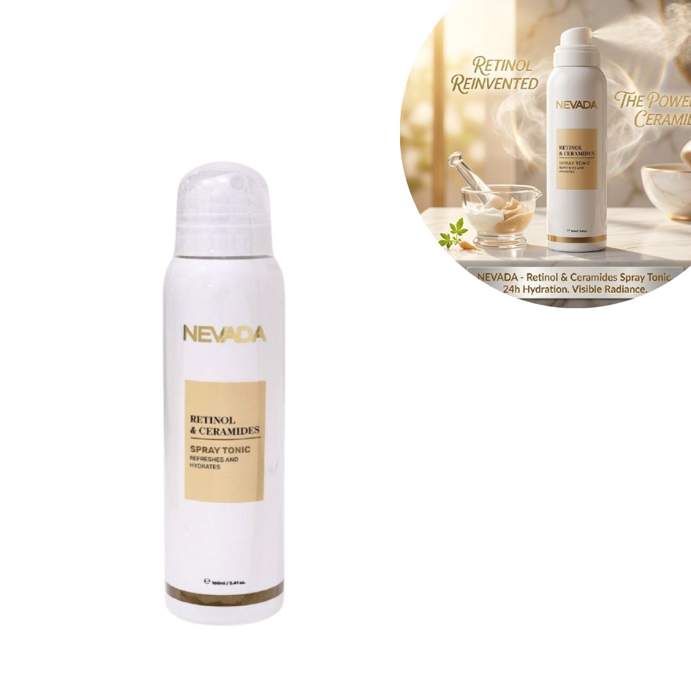 TONICO FACIAL EN BRUMA ANTIEDAD Y RESTAURADOR CON RETINOL Y CERAMIDAS NEVADA 160ML