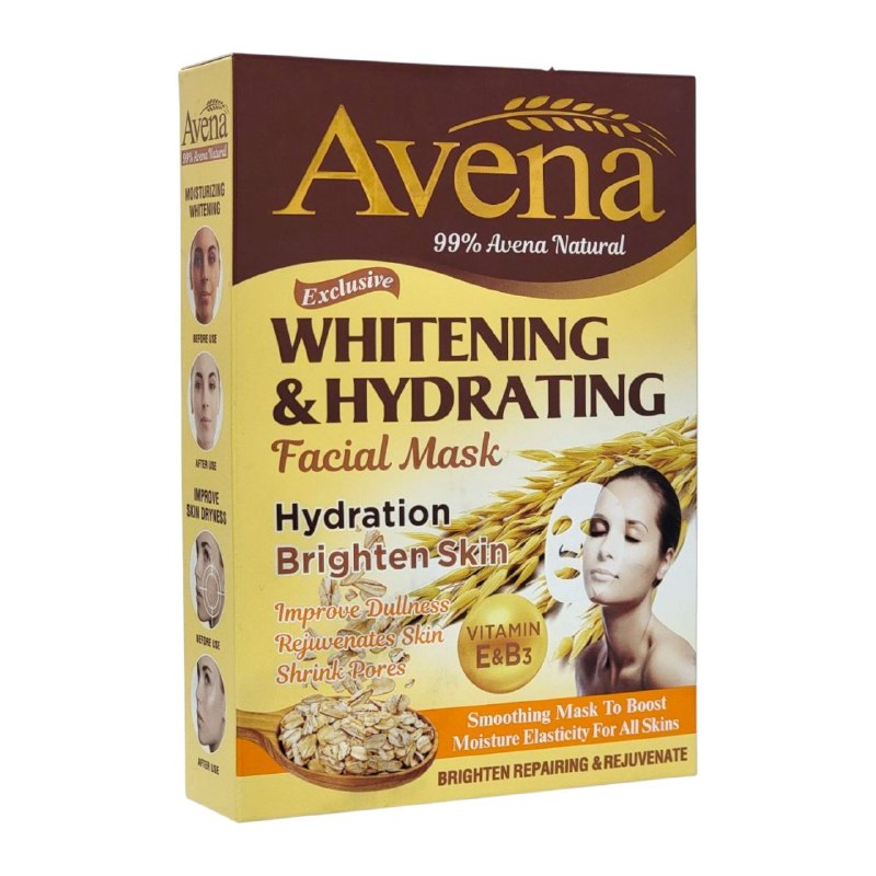MASCARILLA FACIAL BLANQUEADORA E HIDRATANTE CON EXTRACTO DE AVENA Y ACIDO HIALURONICO FRUIT OF THE WOKALI 30ML