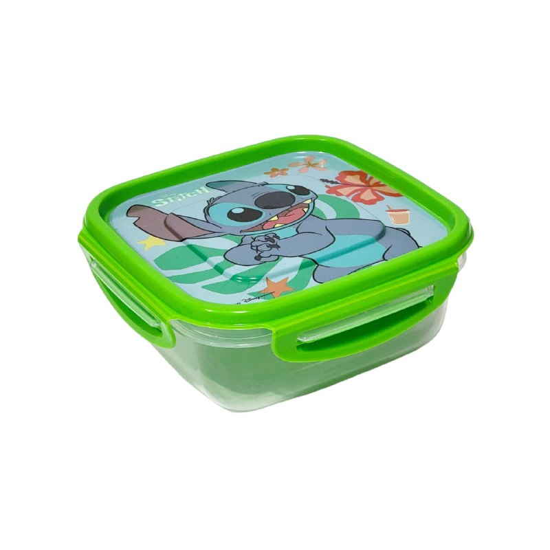 RECIPIENTE PANA PARA ALIMENTOS INFANTIL CON DISEÑO DE STITCH TAMAÑO PEQUEÑO