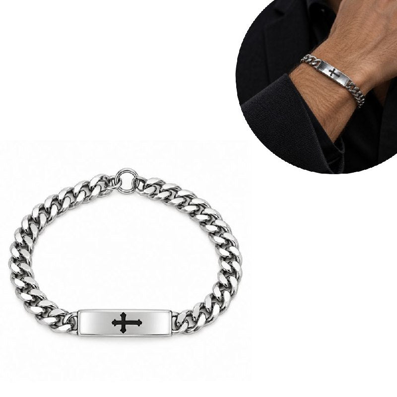 PULSERA DE ENCHAPE PARA CABALLERO 20CM