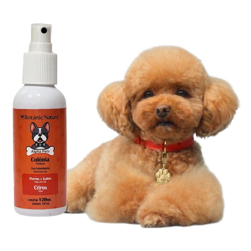 PERFUME PARA PERROS Y GATOS USO VETERINARIO AROMA CITRICO BOTANIC NATURE ALPHA PETS 120ML