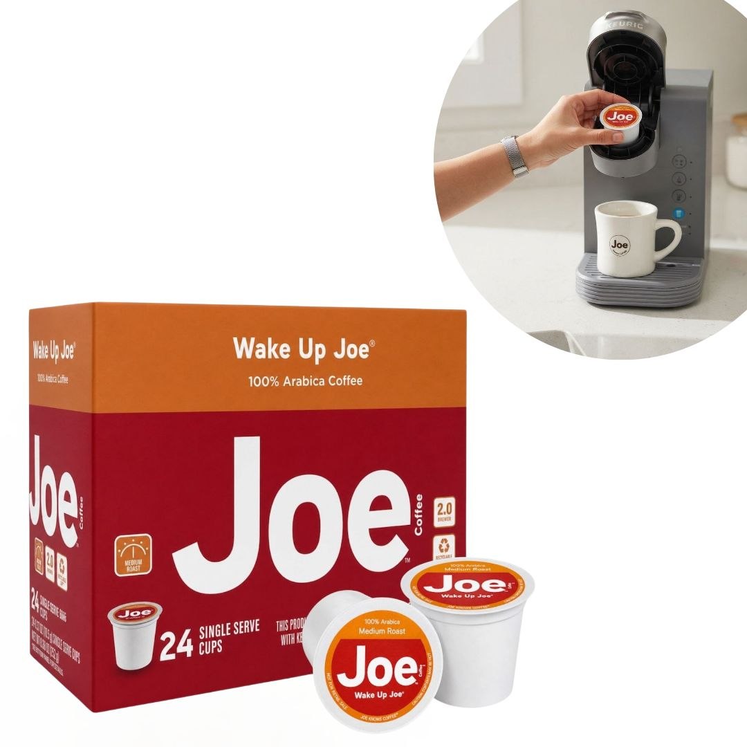 CAFÉ AMERICANO DE TUESTE MEDIO 100% ARÁBICA JOE COFFEE "WAKE UP JOE" MEDIANO PACK DE 24 BOLSAS DE 252G C/U