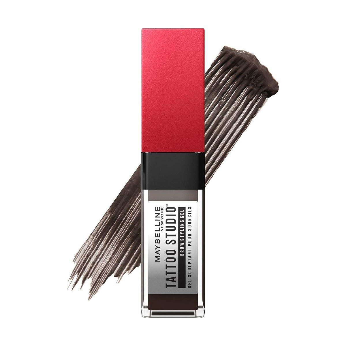 GEL PARA CEJAS LARGA DURACION TONO 262 BLACK BROWN TATTOO STUDIO BROW STYLING MAYBELLINE NEW YORK 6.0ML