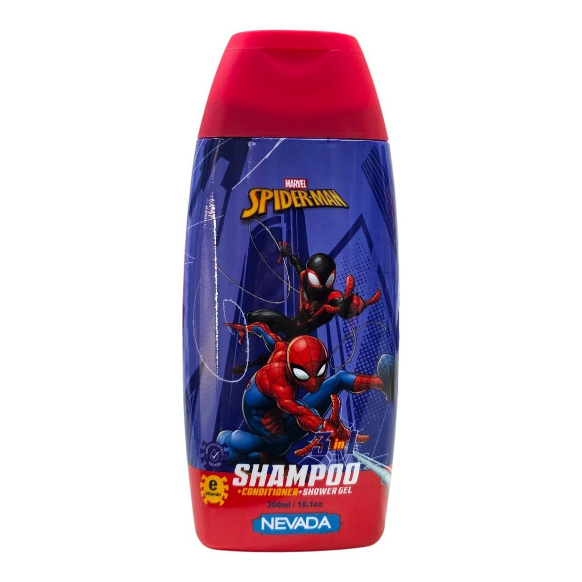 CHAMPÚ ACONDICIONADOR Y GEL DE DUCHA 3 EN 1 MARVEL SPIDER-MAN CON VITAMINA E 300ML