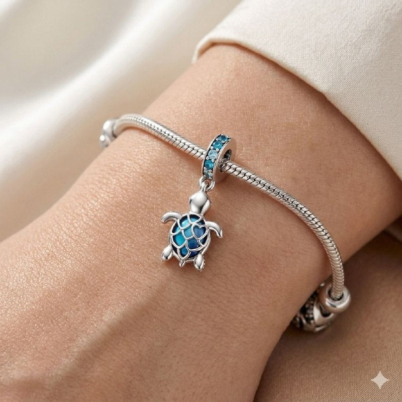CHARM EN FORMA DE TORTUGA PANDORA DE PLARA 9.25 PESO: 2.8G