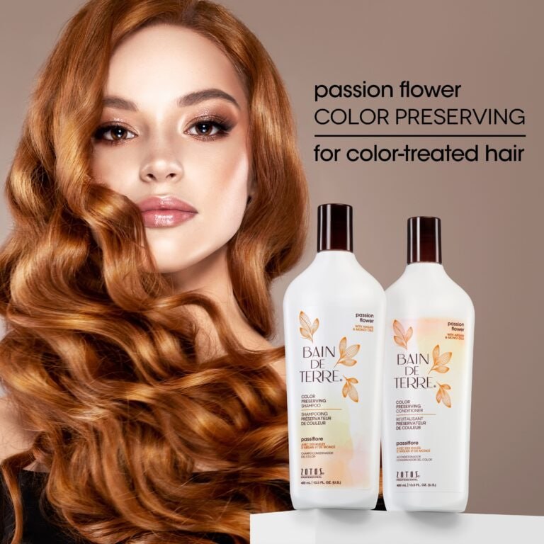 ACONDICIONADOR DE EXTRACTO DE FLOR DE LA PASION QUE PROGETE Y MANTIENE EL COLOR EN PELOS TEÑIDOS ZOTOS 400ML
