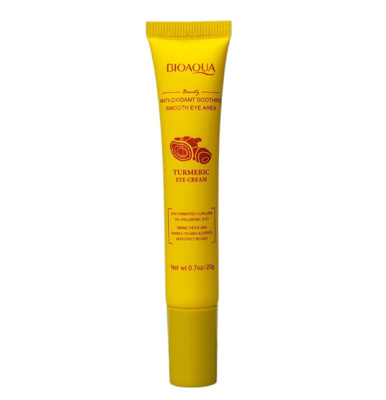CREMA FACIAL PARA CONTORNO ANTIOXIDANTE DE OJOS DE CURCUMA BIOAQUA 20G