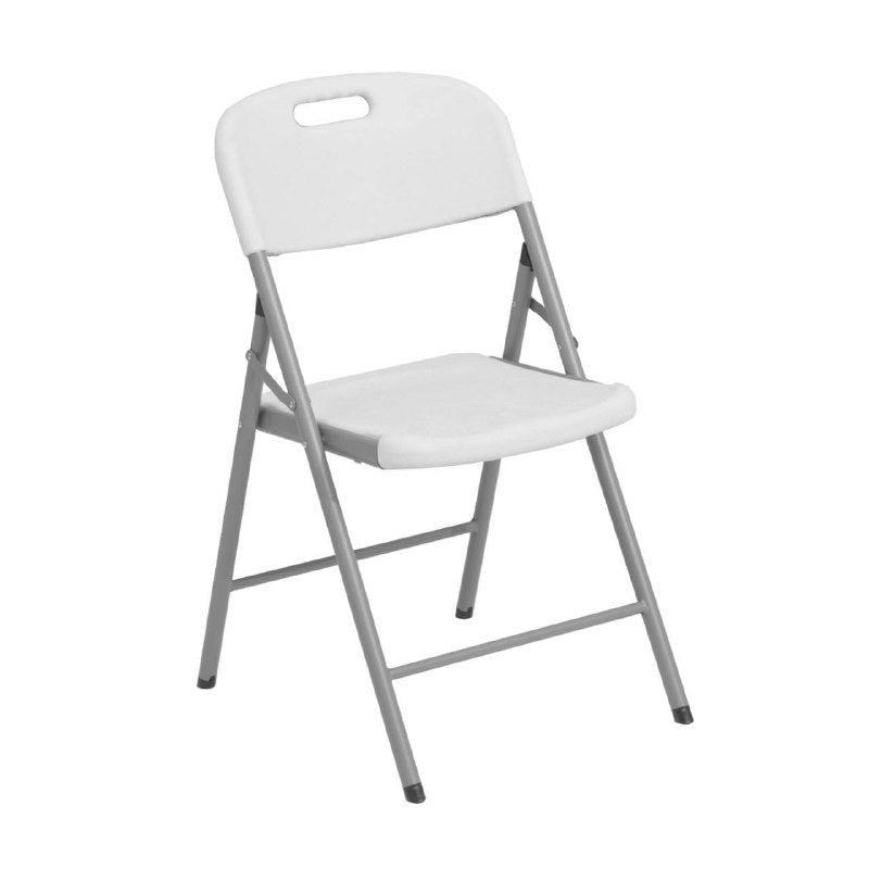SILLA PLEGABLE DE PLASTICO PORTATIL REFORZADA CAPACIDAD 350LBS